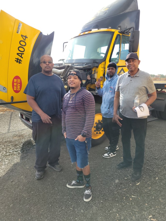 Right Lane graduate with their CDL result